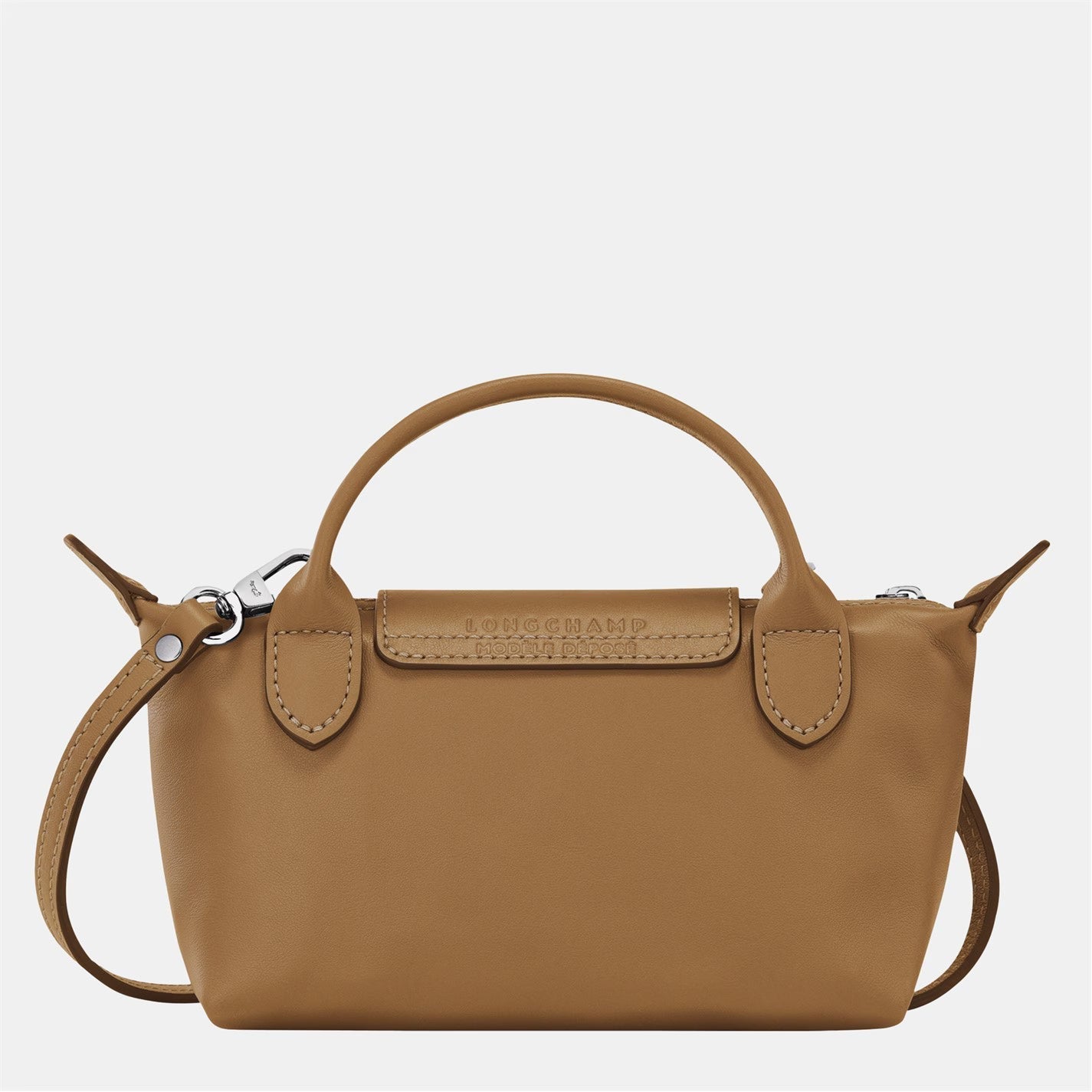 MINI BOLSO PARISIEN DE PIEL - MARRÓN