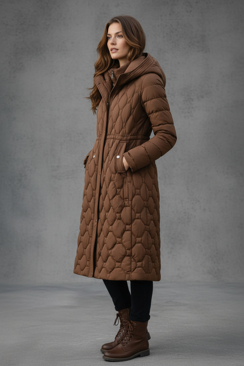 Celestine Edition Luxe | Abrigo largo acolchado