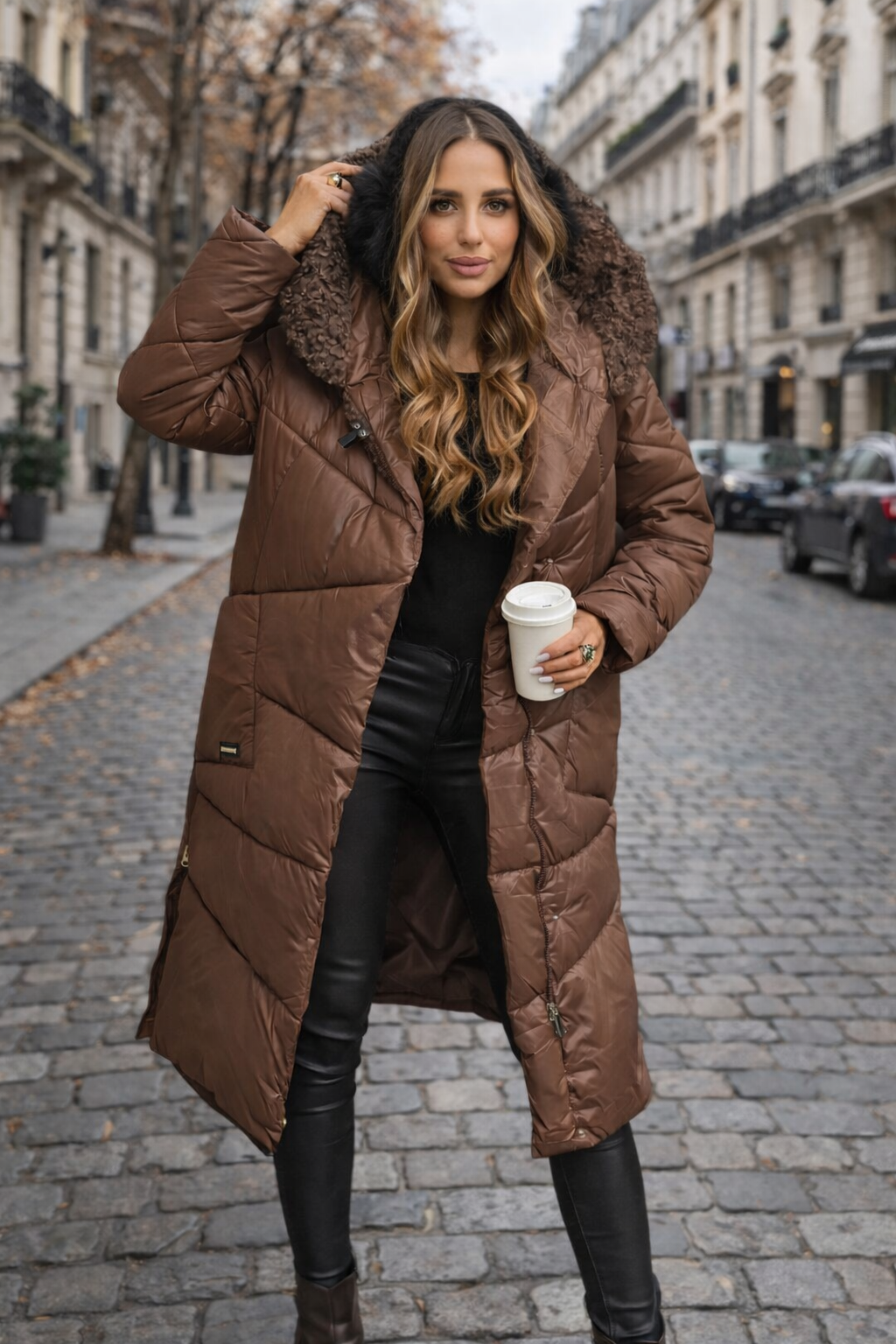 Elisa | Abrigo de invierno Luxe acolchado para mujer