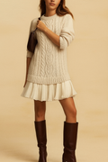 Vestido Maya de punto trenzado