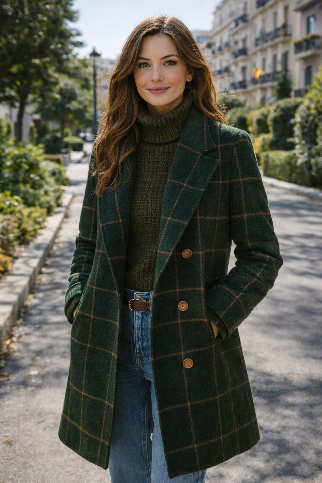 OXFORD – Abrigo de cuadros Premium