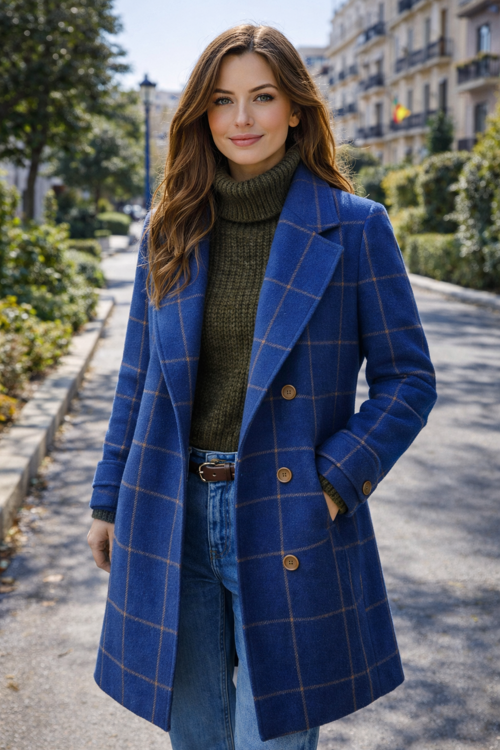 OXFORD – Abrigo de cuadros Premium