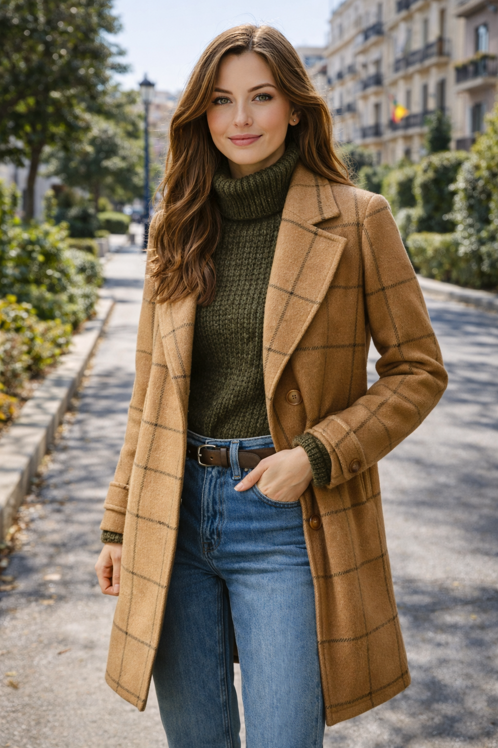 OXFORD – Abrigo de cuadros Premium