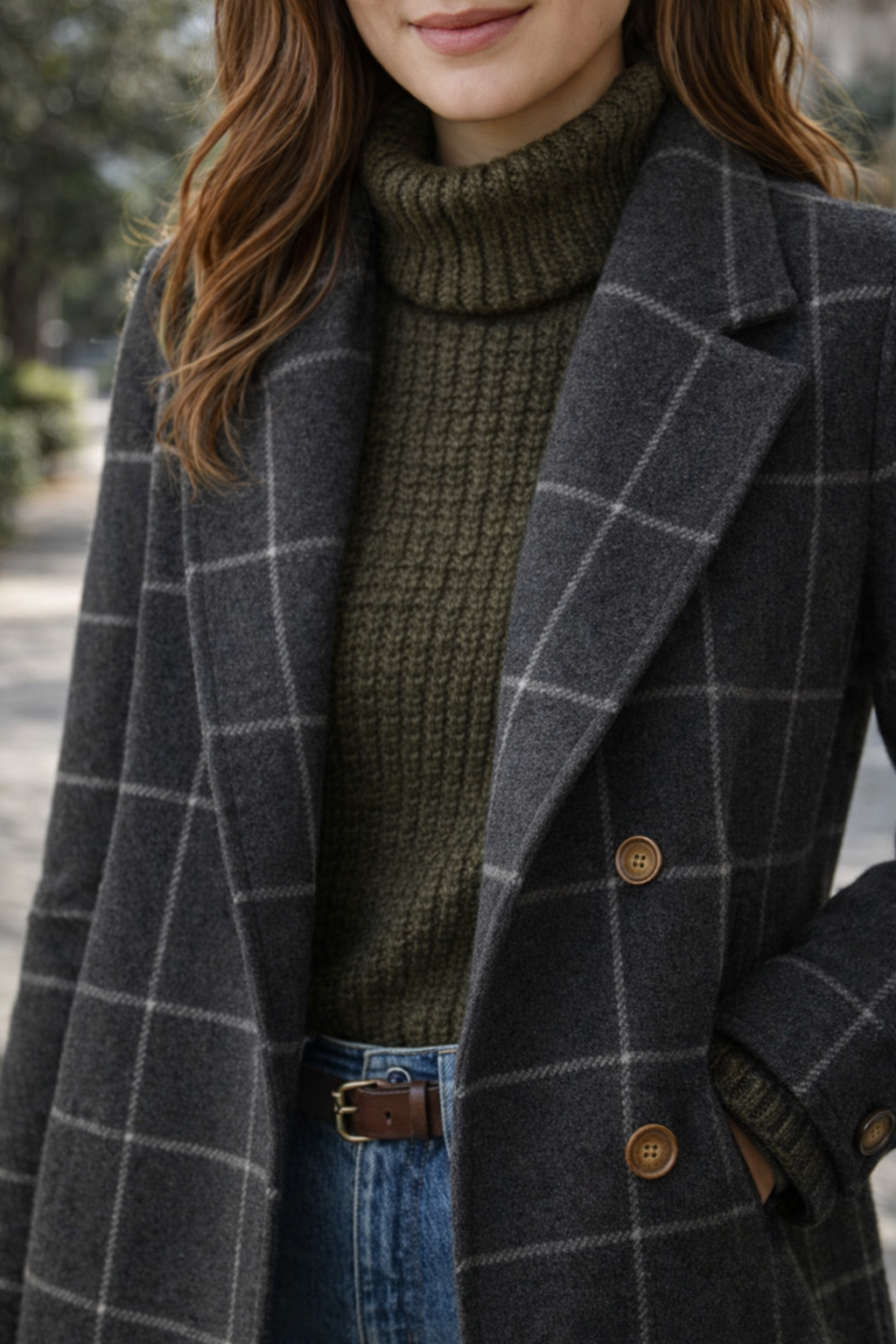 OXFORD – Abrigo de cuadros Premium
