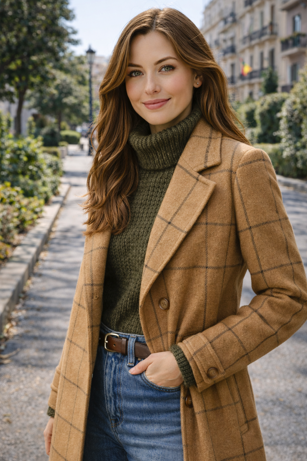 OXFORD – Abrigo de cuadros Premium