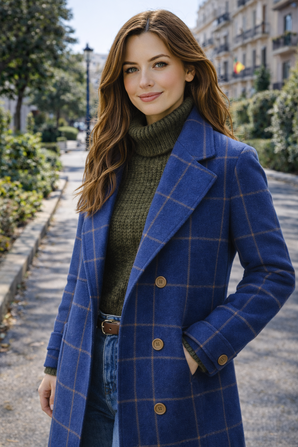 OXFORD – Abrigo de cuadros Premium
