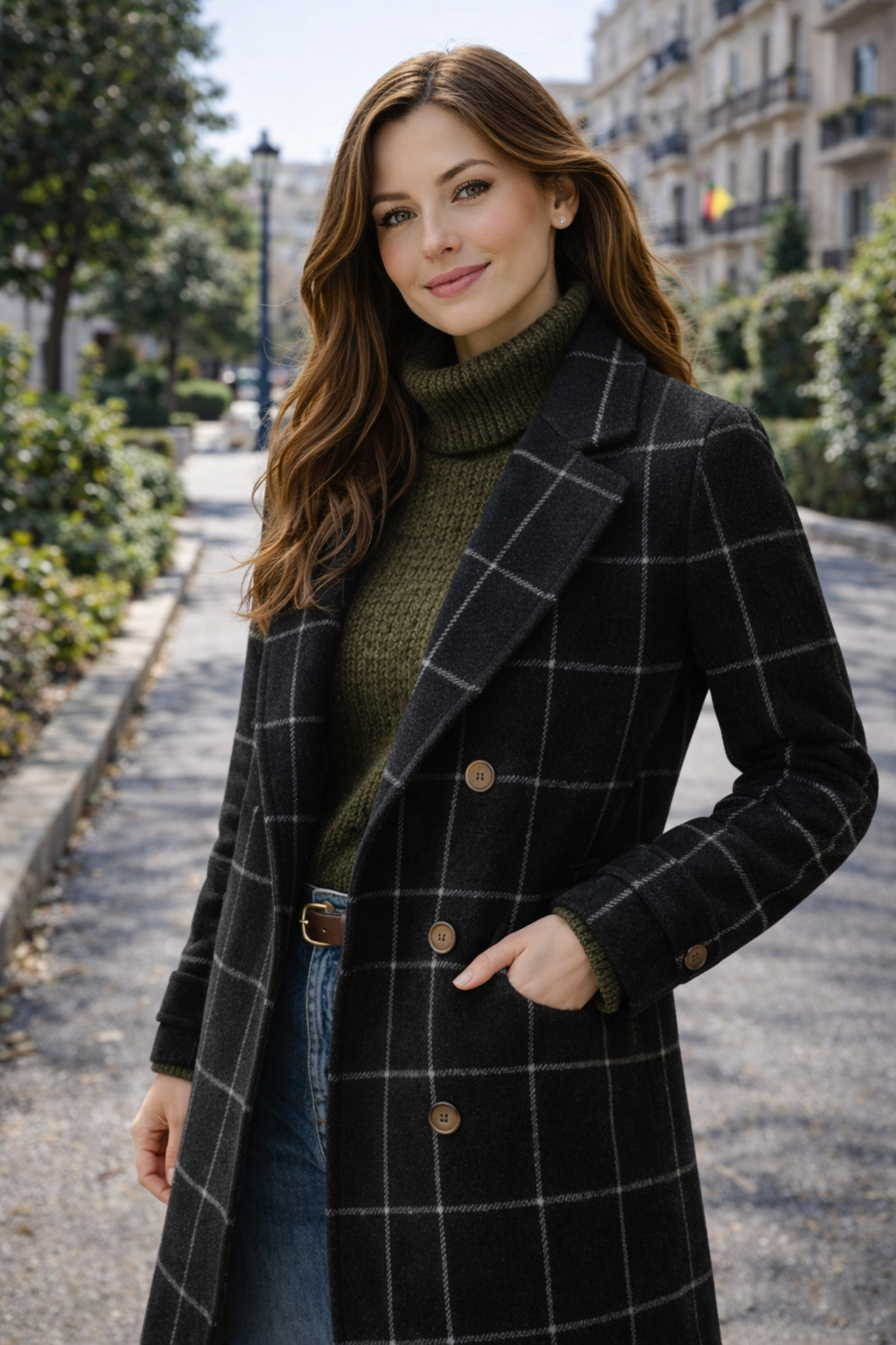OXFORD – Abrigo de cuadros Premium