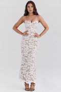 Perla - Vestido Maxi Bordado Premium