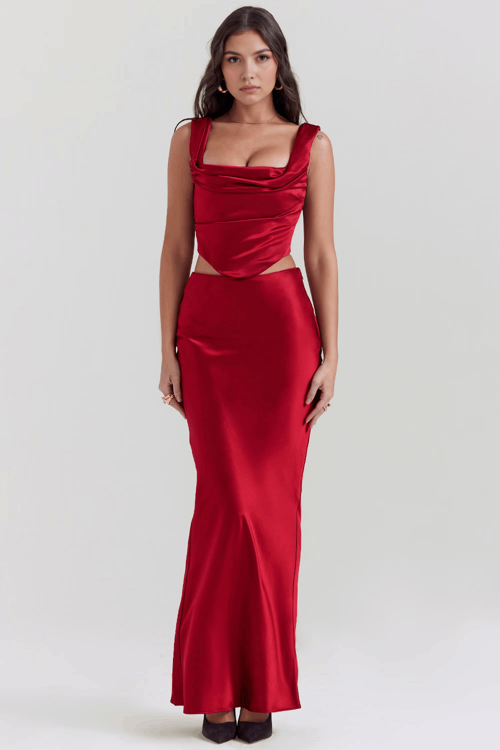 AMARI | Corset Satén Estructurado
