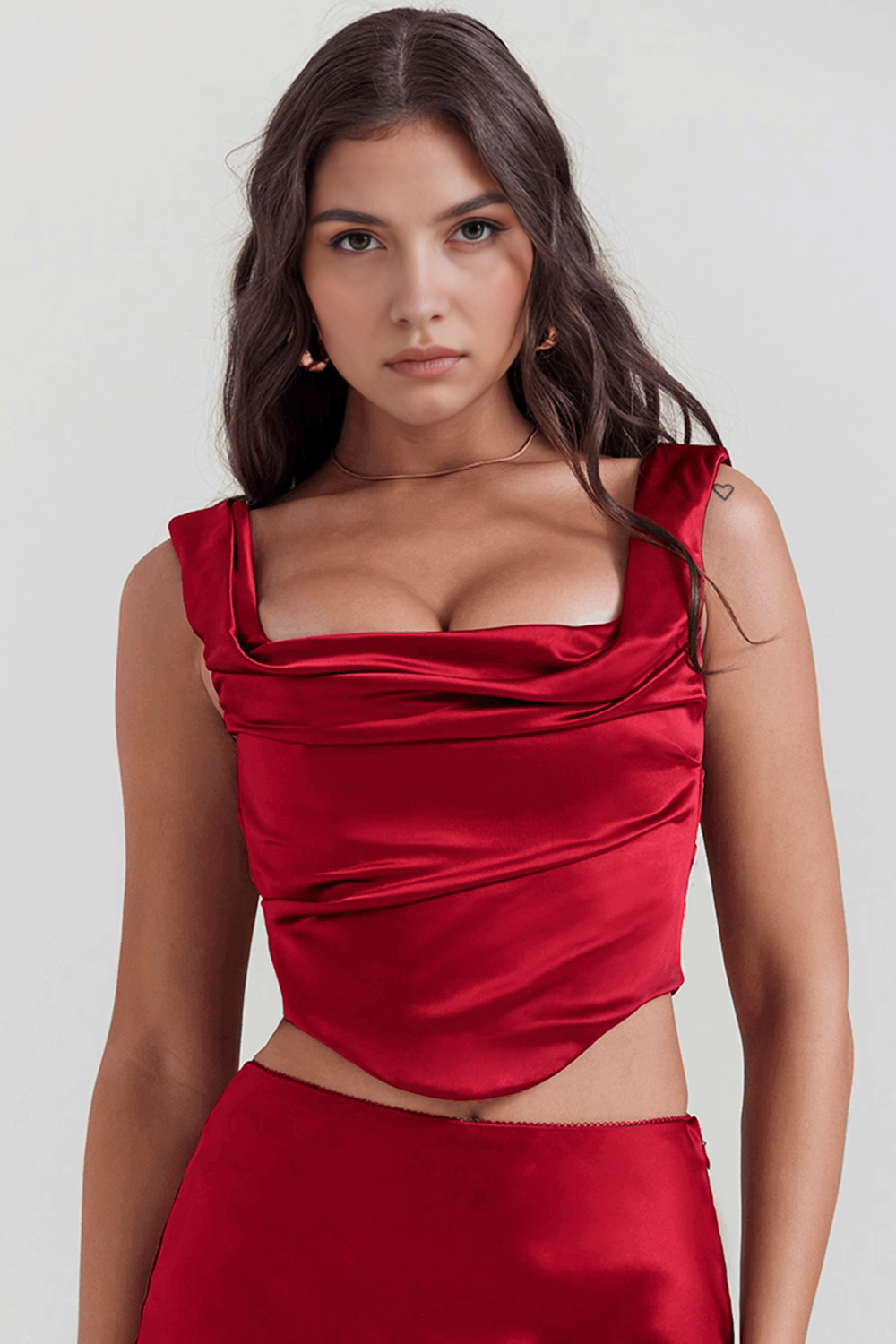 AMARI | Corset Satén Estructurado