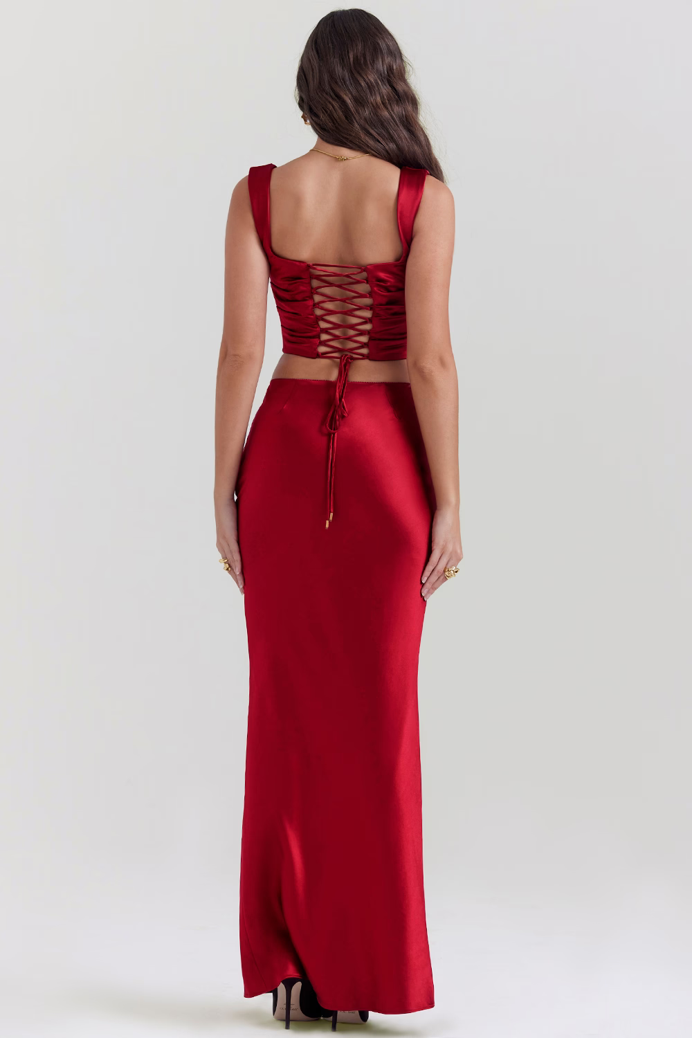 AMARI | Corset Satén Estructurado