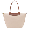 Bolso tote parisien plegable - Crema
