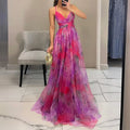 Giselle - Encantador maxi vestido con estampado floral