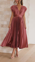 Isla - Vestido plisado elegante