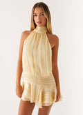MIANA | Vestido Mini De Tirantes Ajustado
