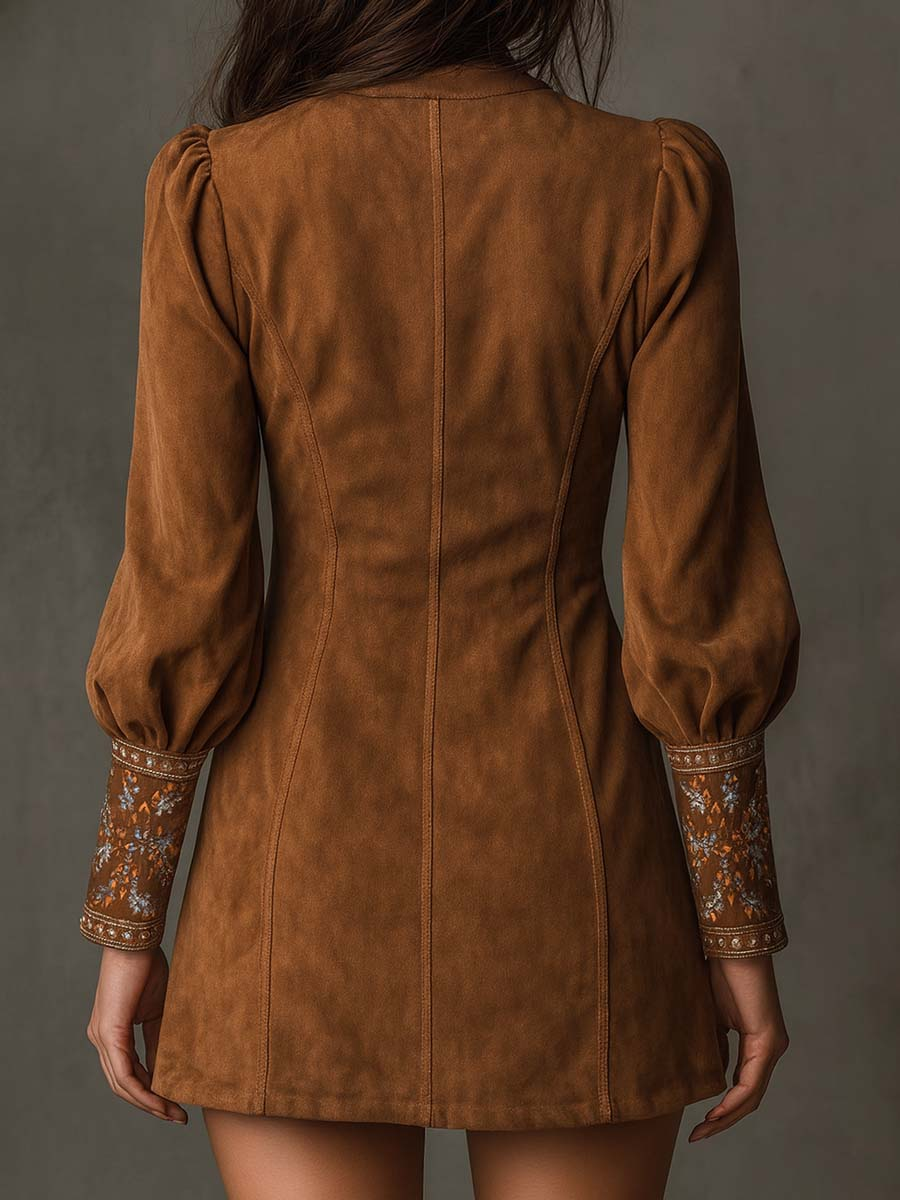 Ania Signature | Vestido Corto de Terciopelo