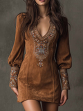 Ania Signature | Vestido Corto de Terciopelo