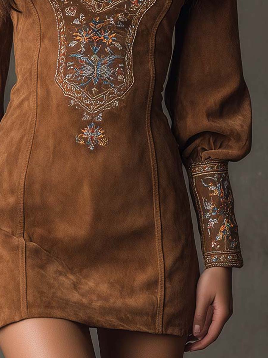 Ania Signature | Vestido Corto de Terciopelo