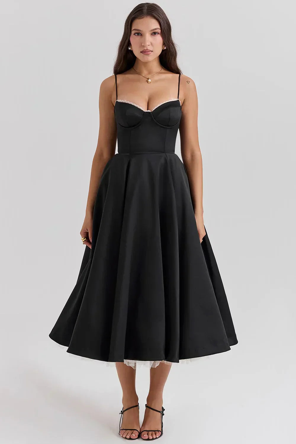 Arielle - Vestido midi de lujo