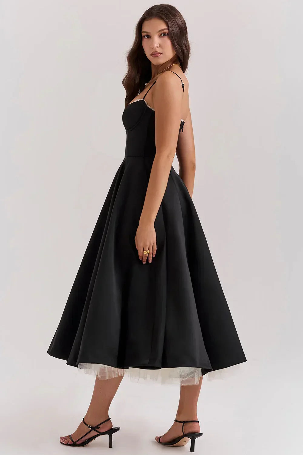 Arielle - Vestido midi de lujo
