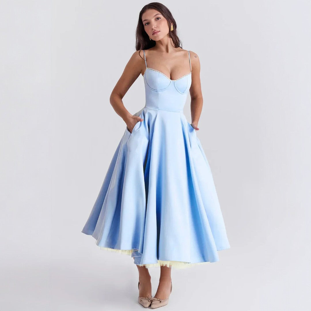 Arielle - Vestido midi de lujo