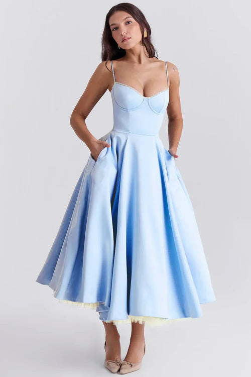 Arielle - Vestido midi de lujo