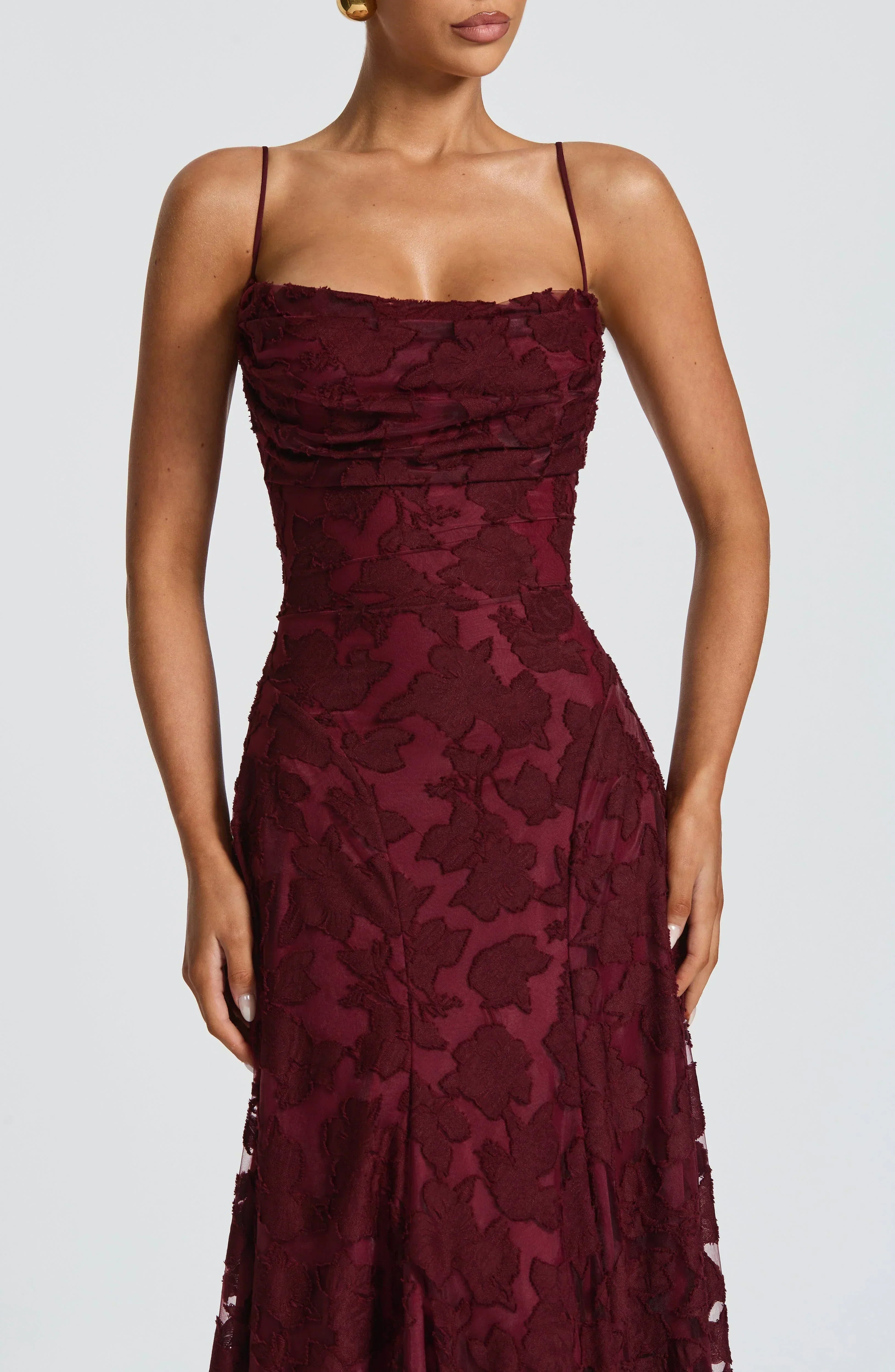SERENA™ | VESTIDO LARGO ENCAJE