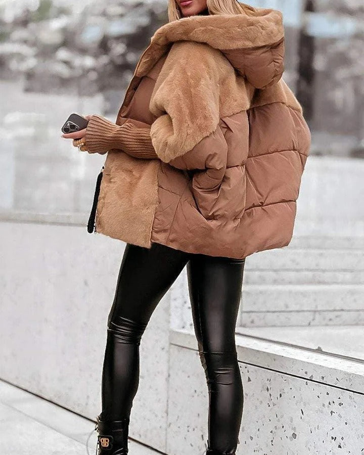 RAINA – chaqueta acolchada Luxe Velvet