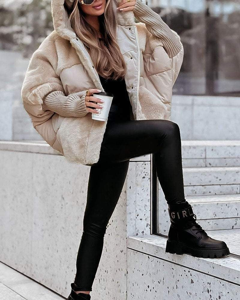 RAINA – chaqueta acolchada Luxe Velvet