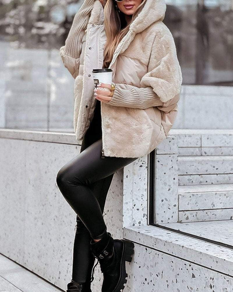 RAINA – chaqueta acolchada Luxe Velvet