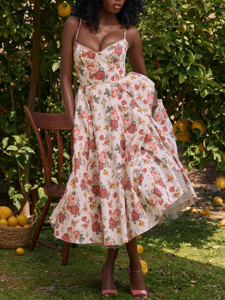 Arielle - Vestido midi de lujo