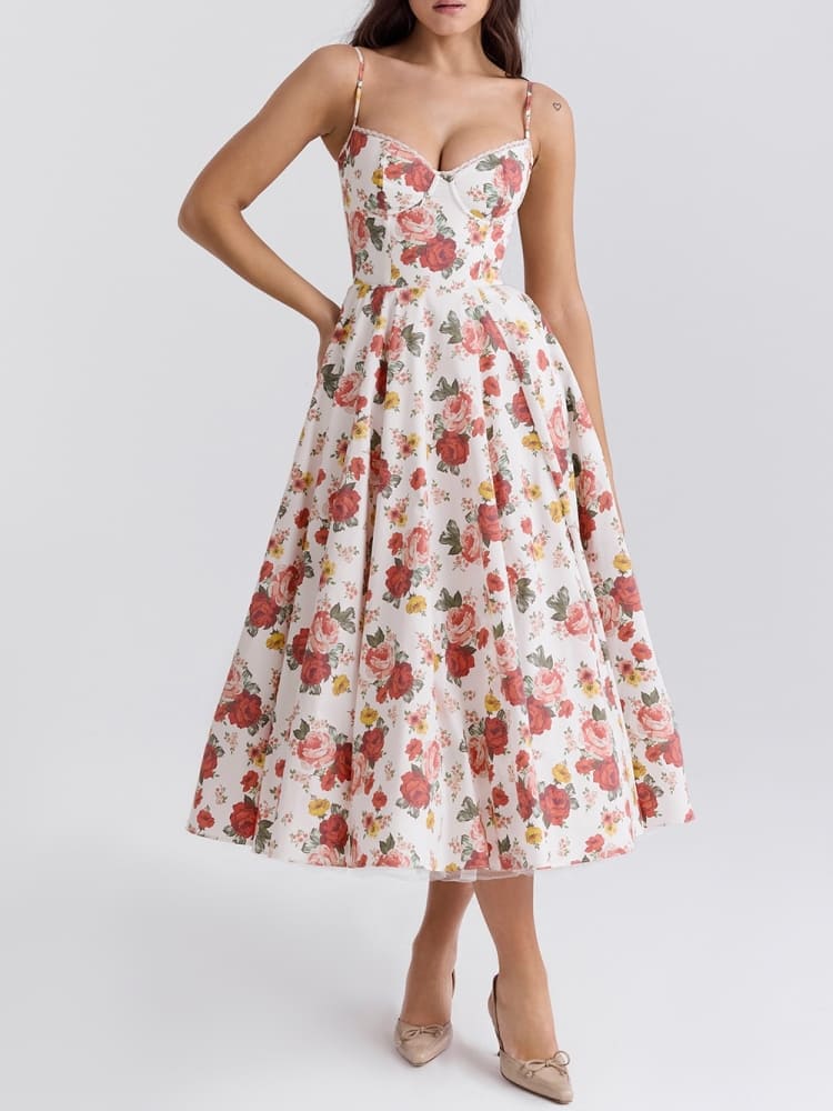 Arielle - Vestido midi de lujo