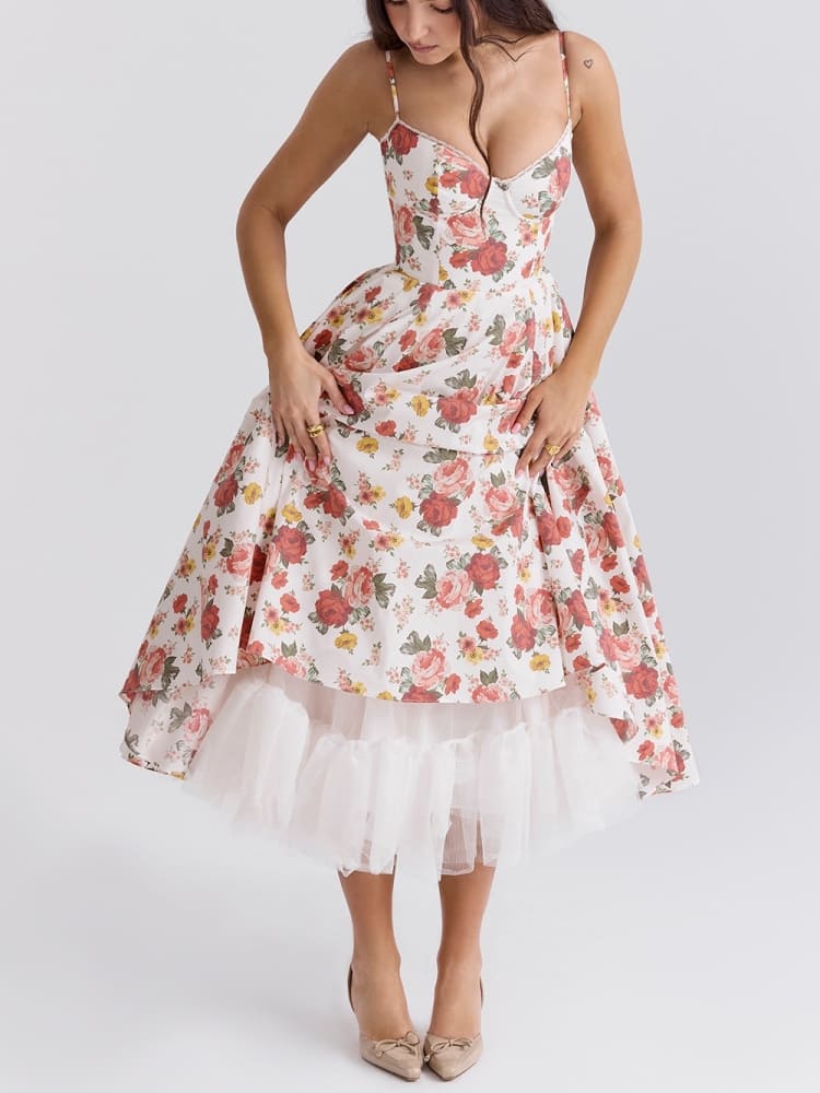 Arielle - Vestido midi de lujo