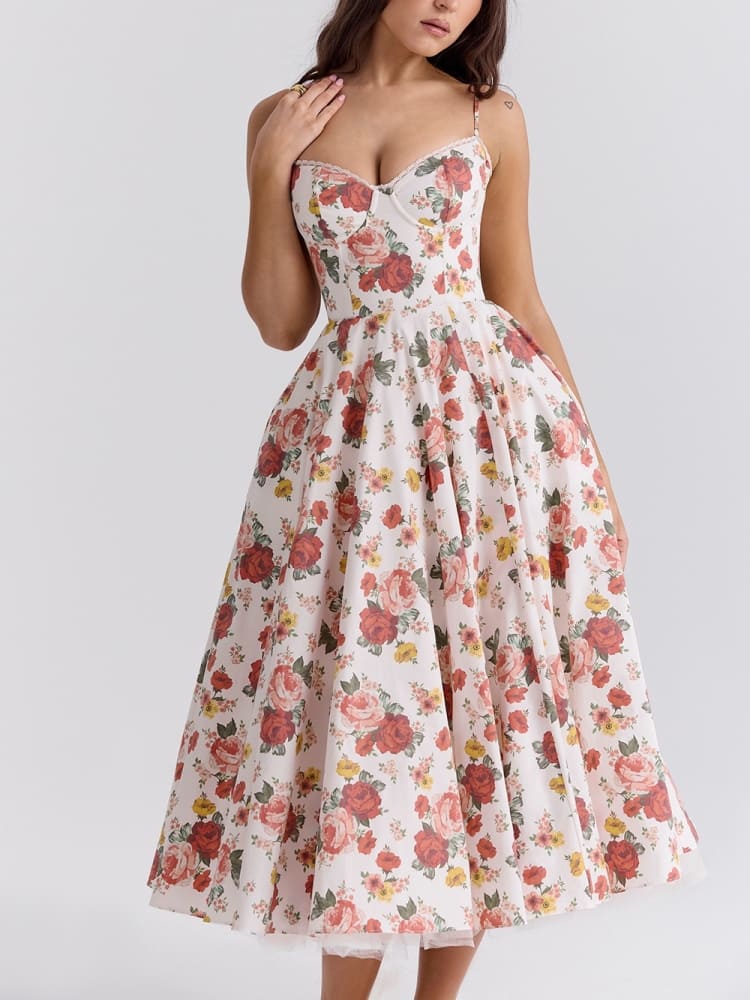 Arielle - Vestido midi de lujo