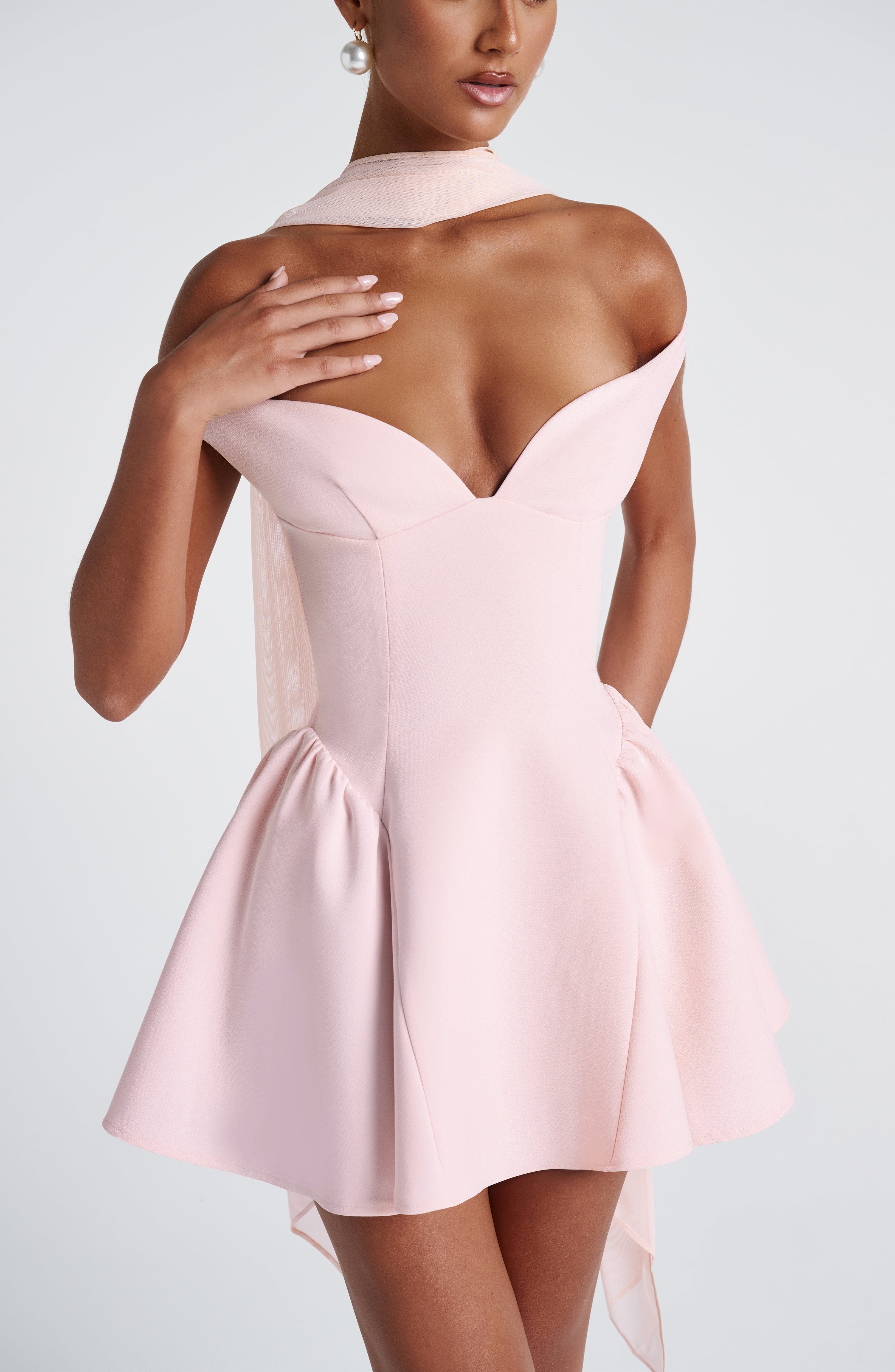 Minivestido Marla color rosa