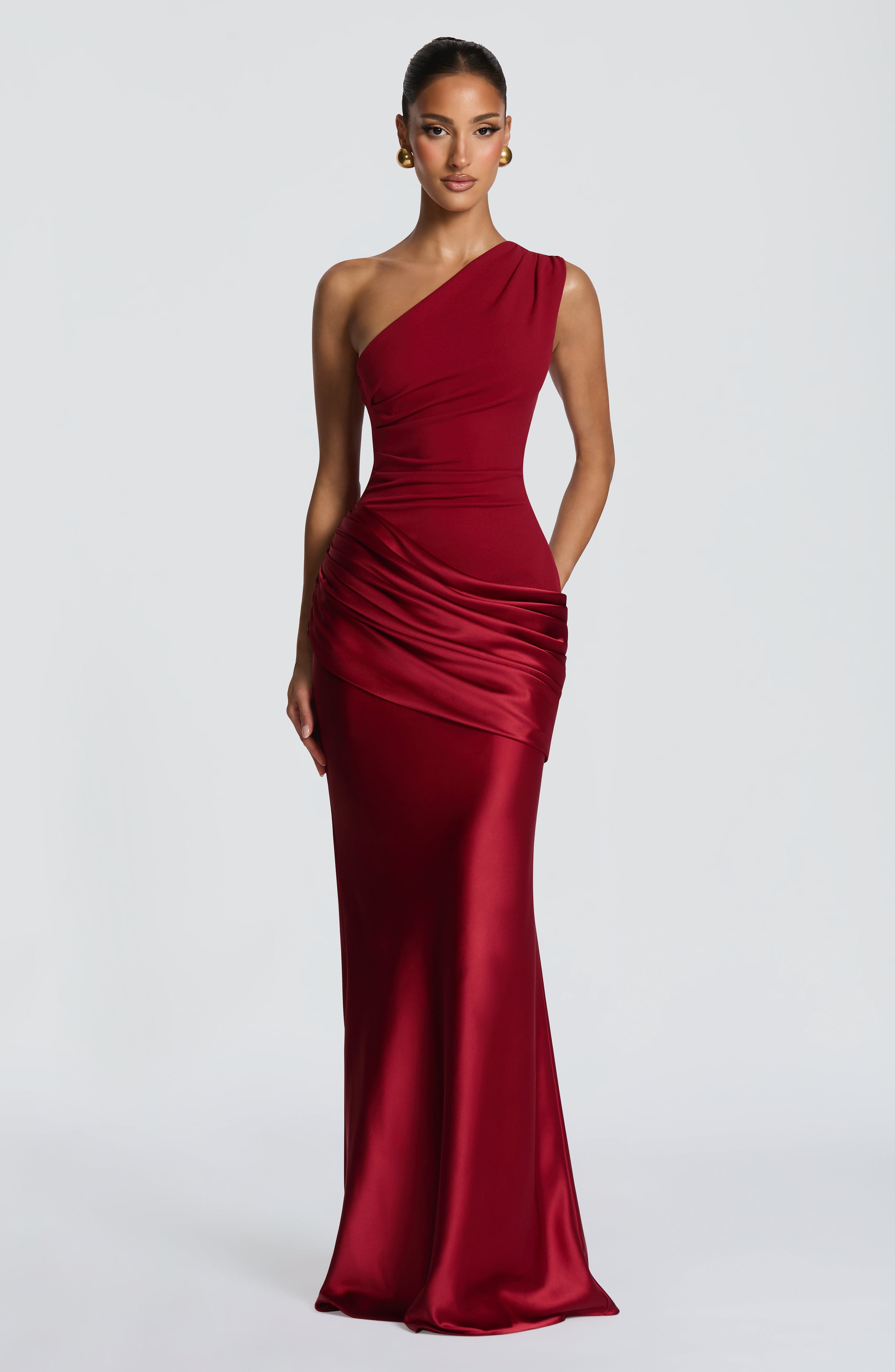 Vestido largo Sadona - Rojo intenso