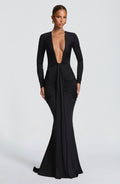 Vestido largo Tara - Negro