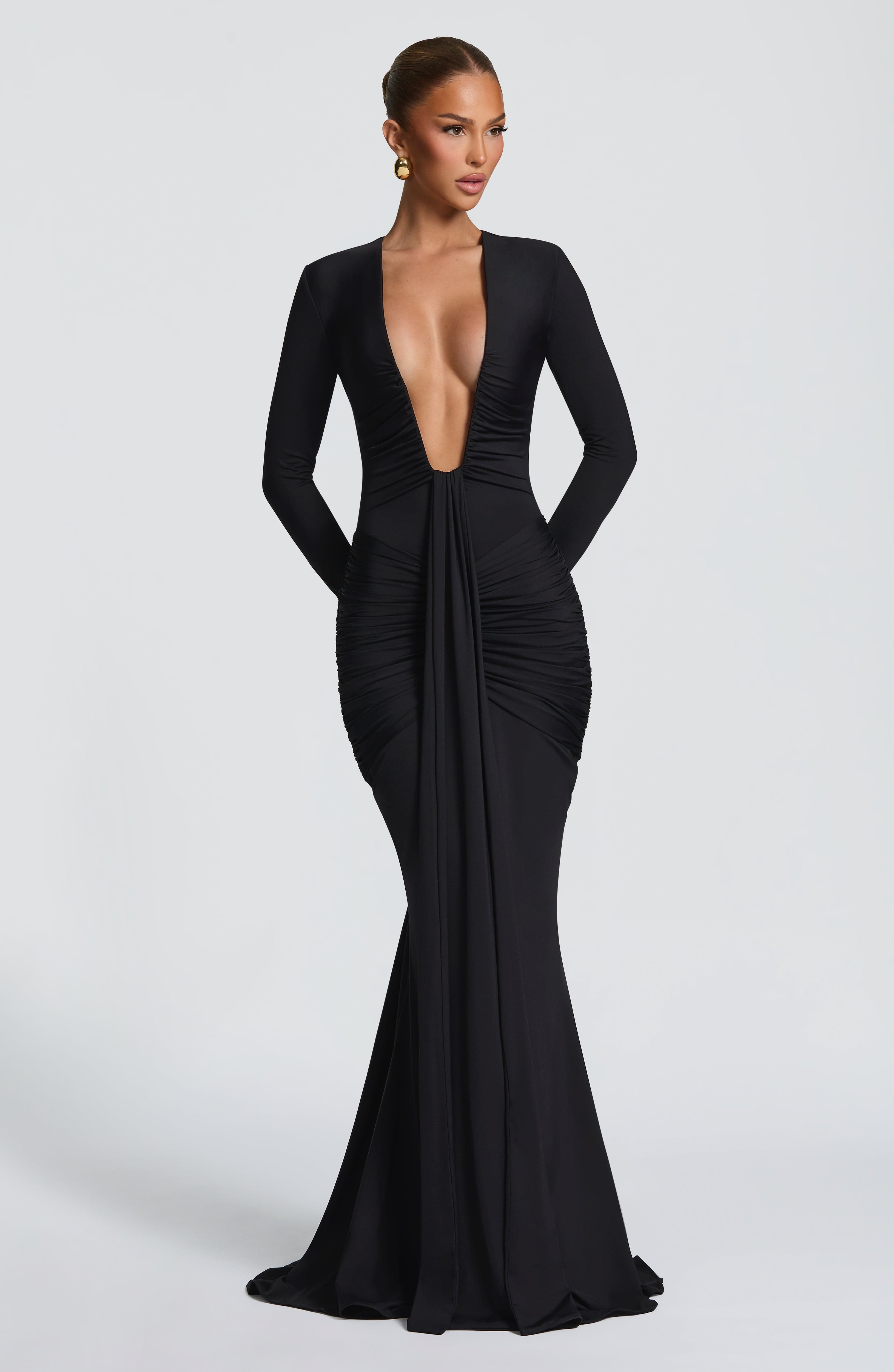Vestido largo Tara - Negro