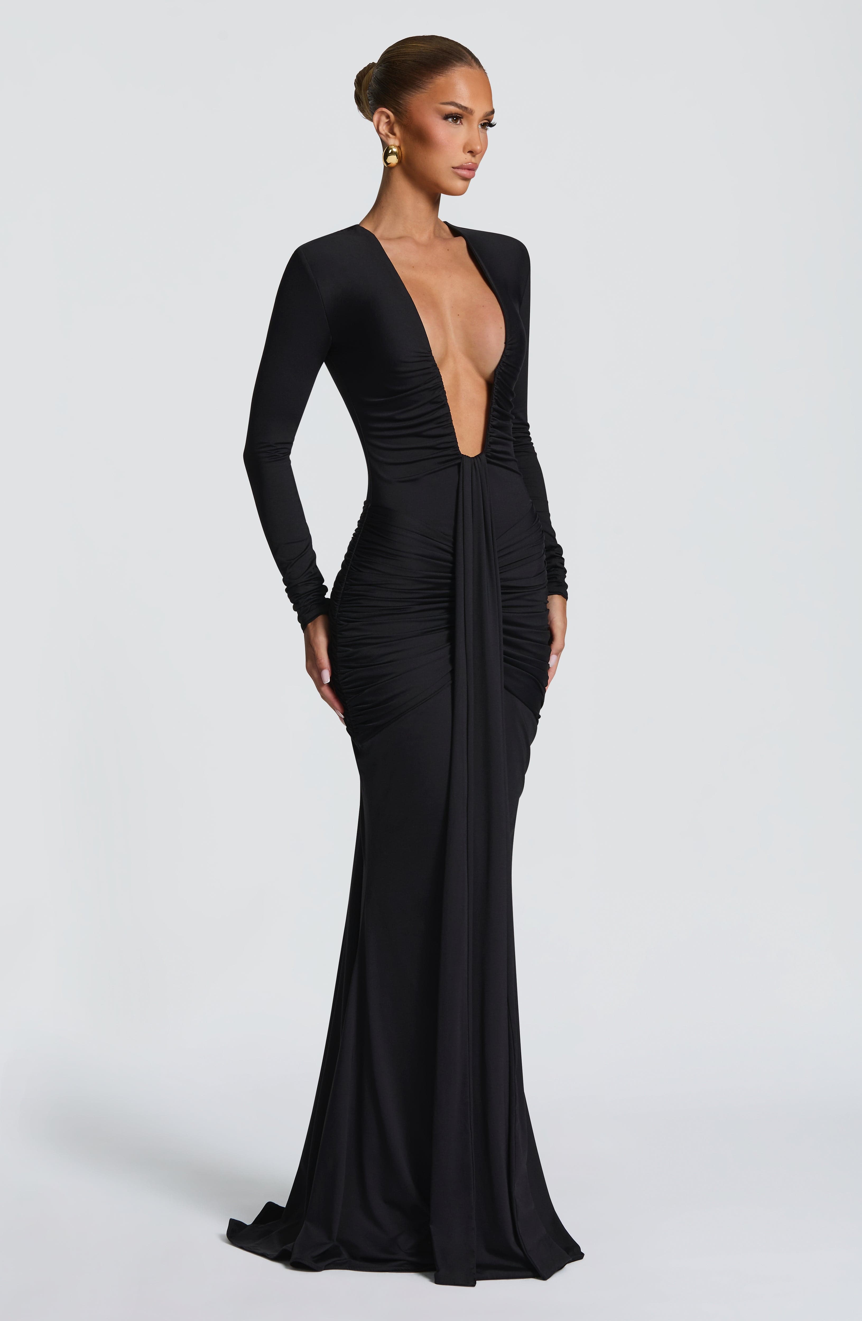 Vestido largo Tara - Negro